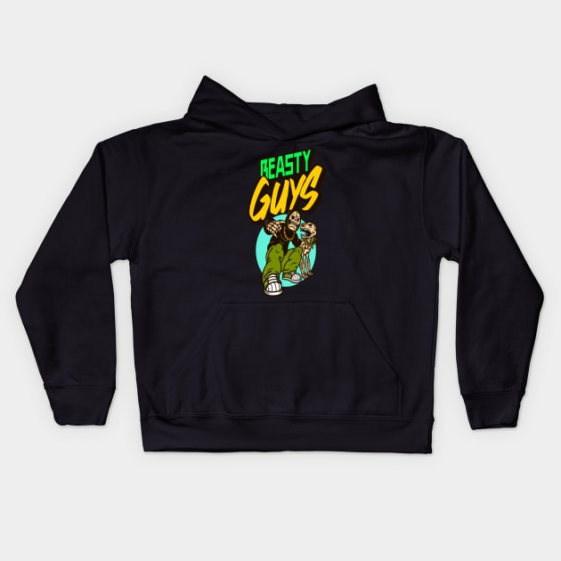 Beasty Guys Kids Hoodie by Precious Elements